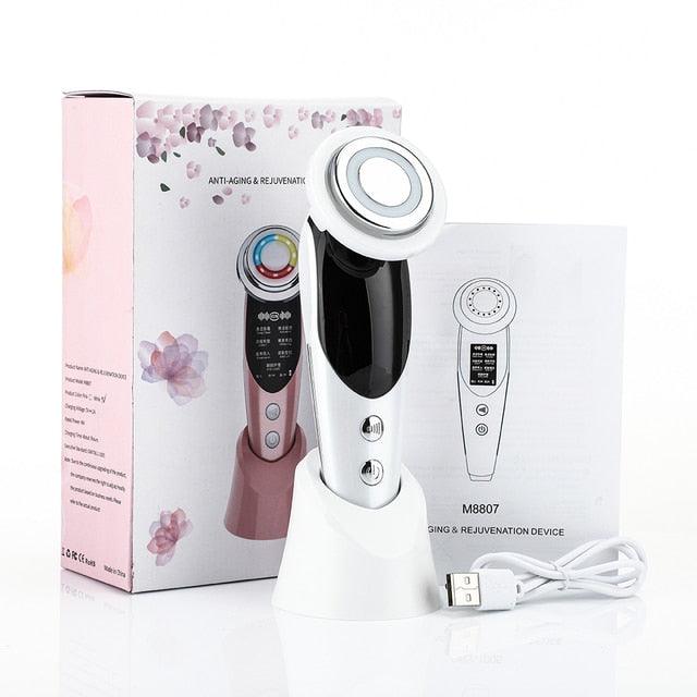 7 in 1 Face Lift Device Facial Massager - All In The Bag 