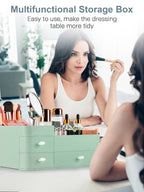 Large Makeup Organizer with Drawers for Vanity or Bathroom