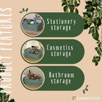 CHANCETSUI Makeup Organizer with Drawer for Vanity