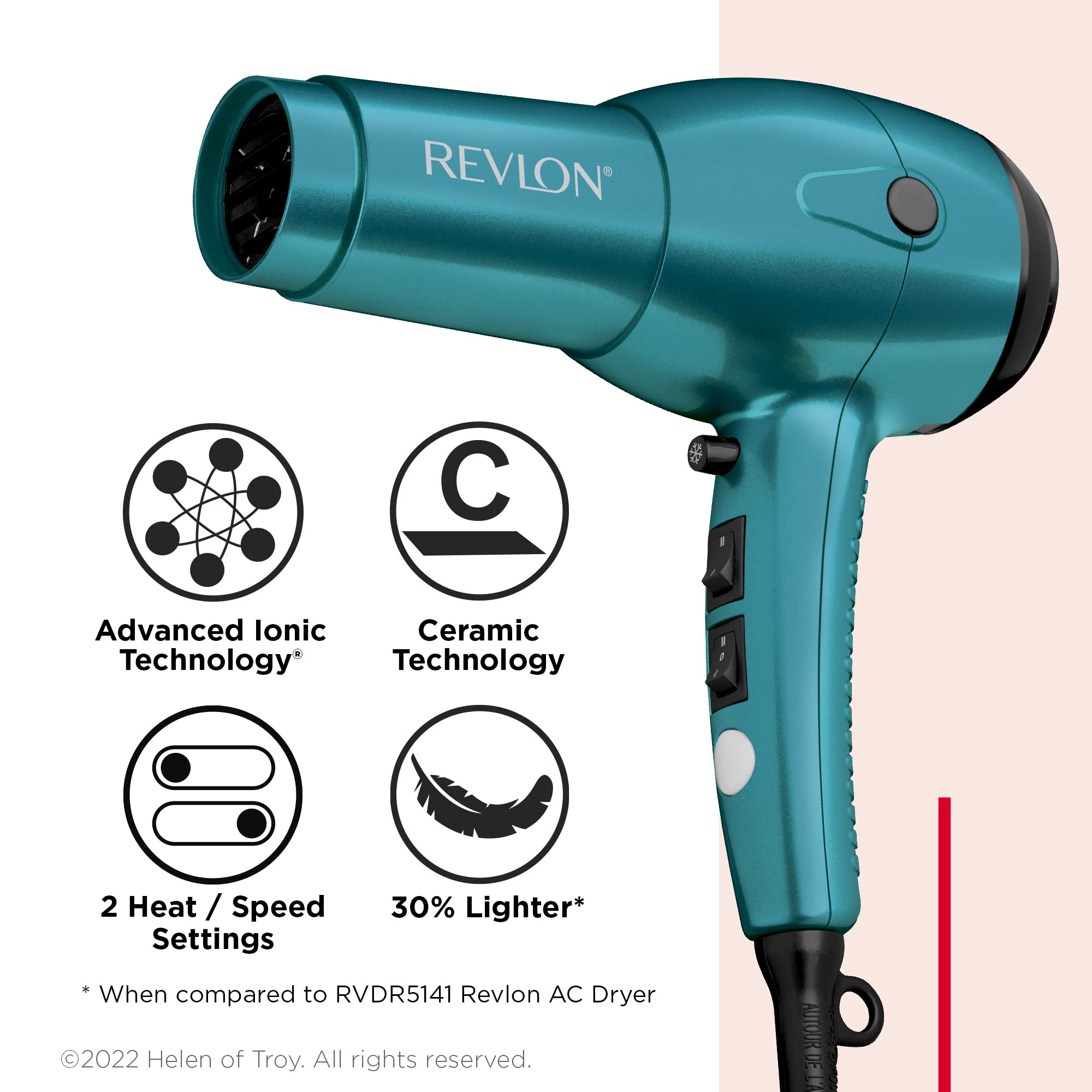 Revlon RV544FBLK Ionic Hair Dryer