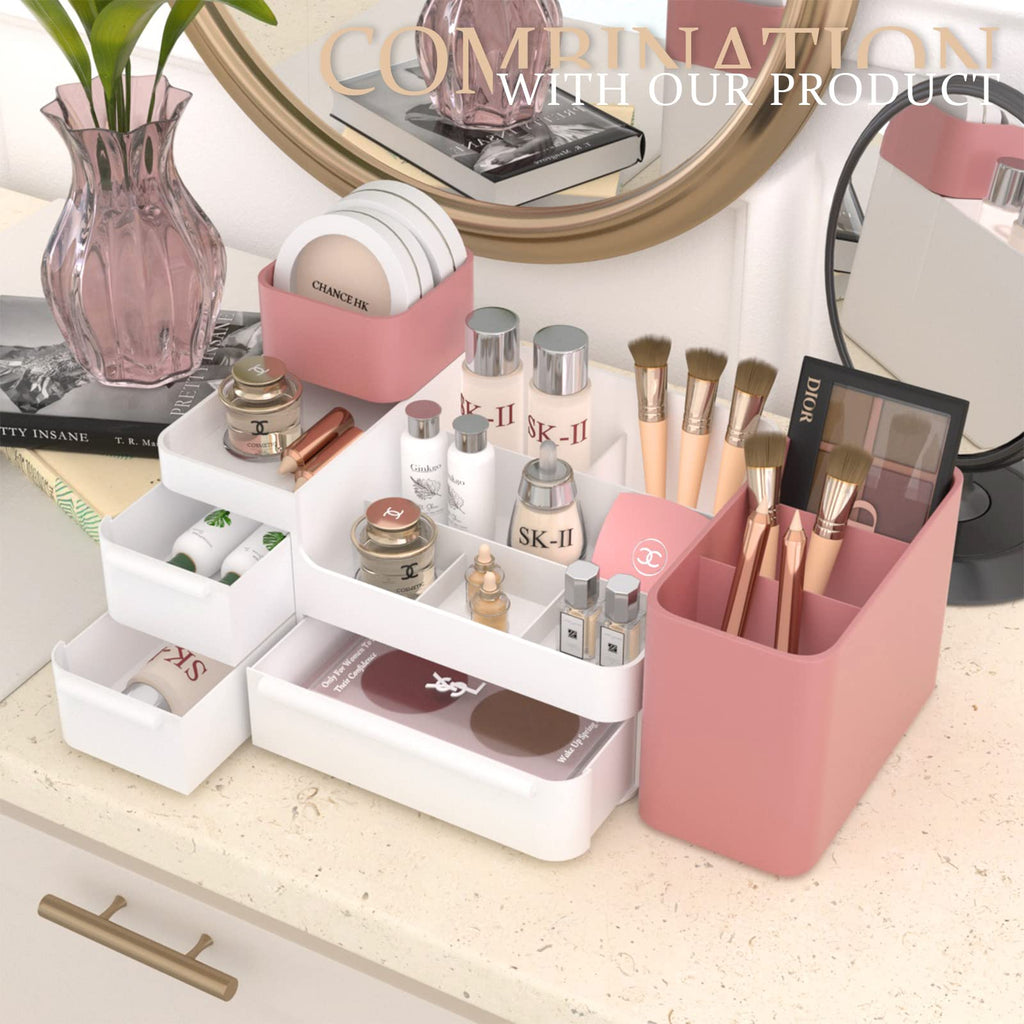 CHANCETSUI Makeup Organizer with Drawer for Vanity