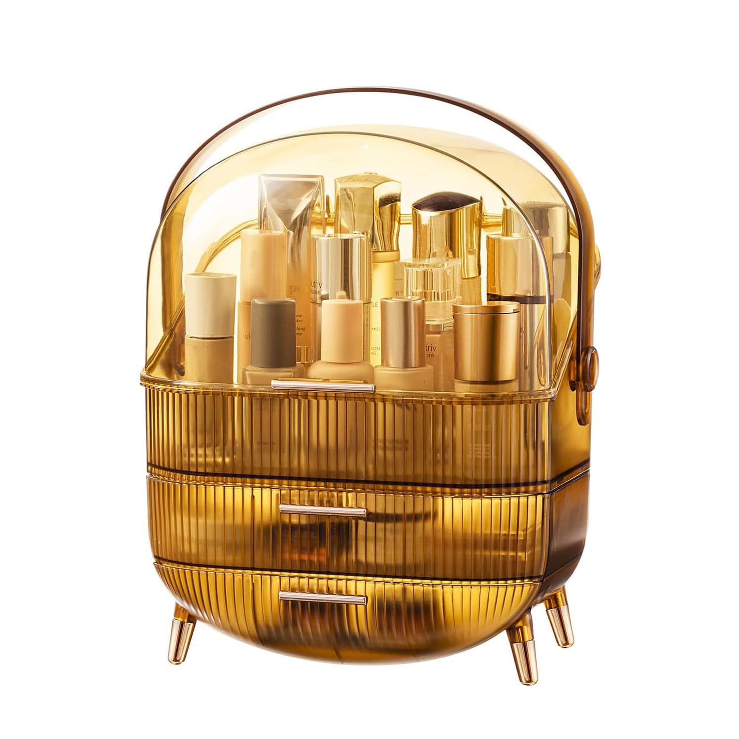 Makeup Organizer with Clear Top