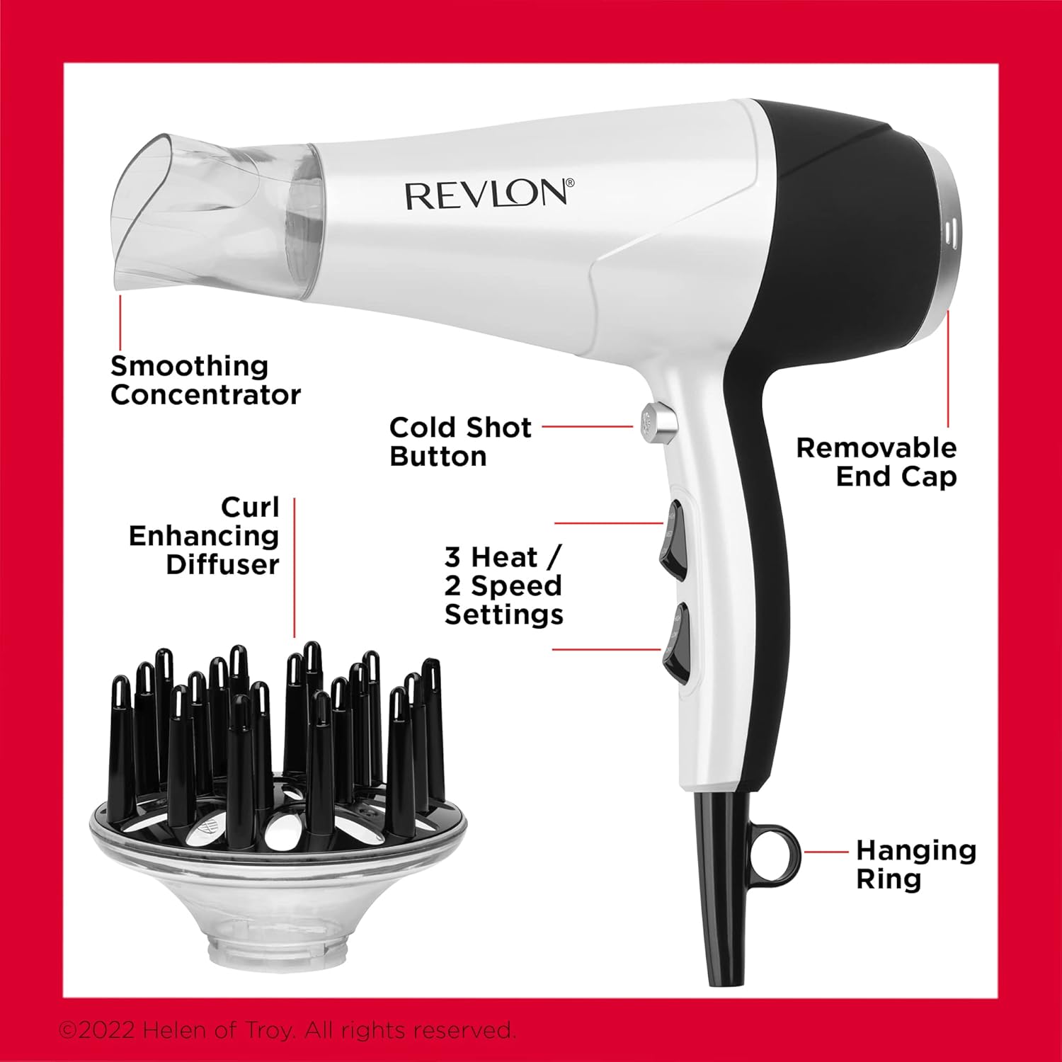 Revlon Volume Booster Hair Dryer, 1875W