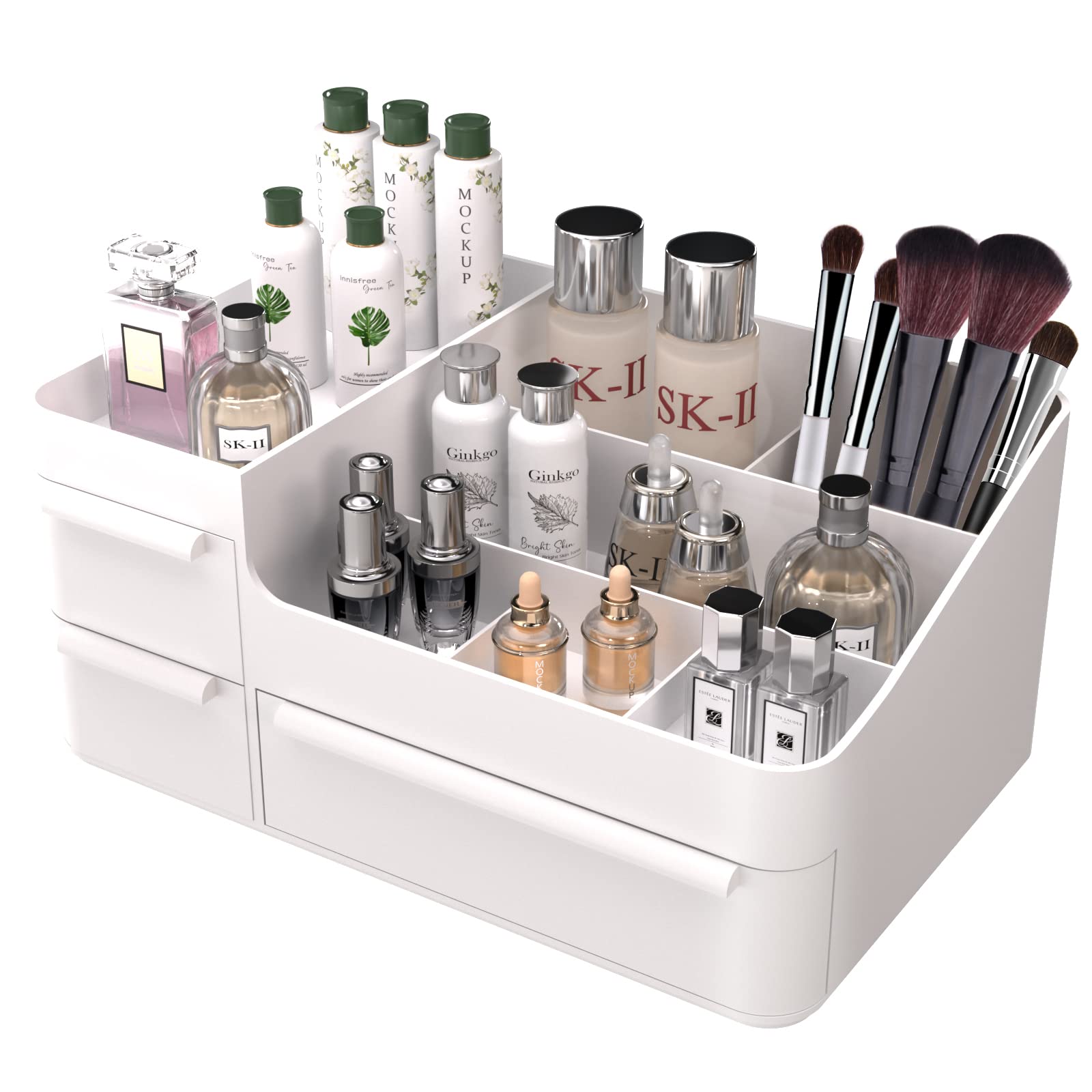 CHANCETSUI Makeup Organizer with Drawer for Vanity