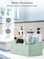 Large Makeup Organizer with Drawers for Vanity or Bathroom