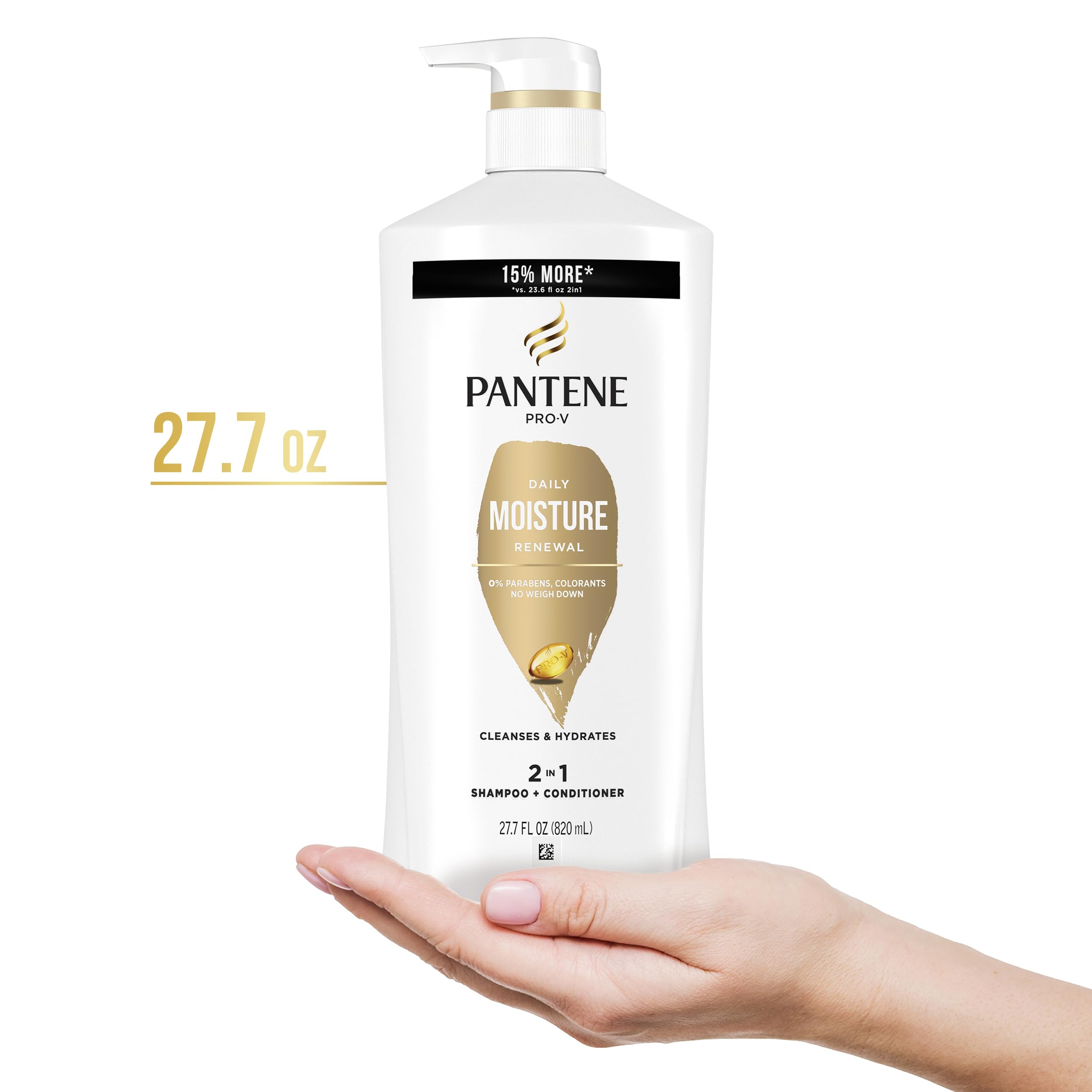 Pantene 2-in-1 Moisture Renewal, 530 mL