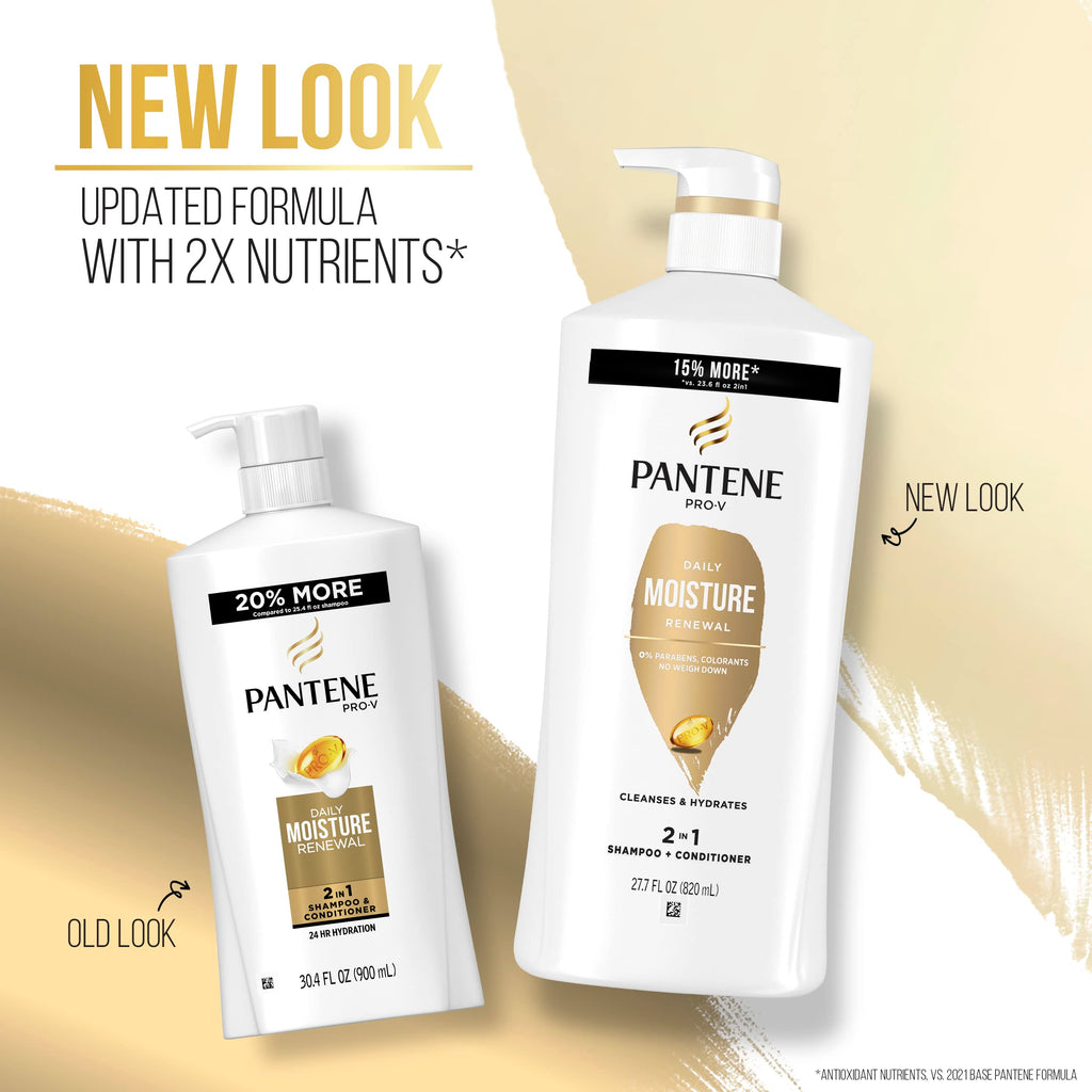 Pantene 2-in-1 Moisture Renewal, 530 mL