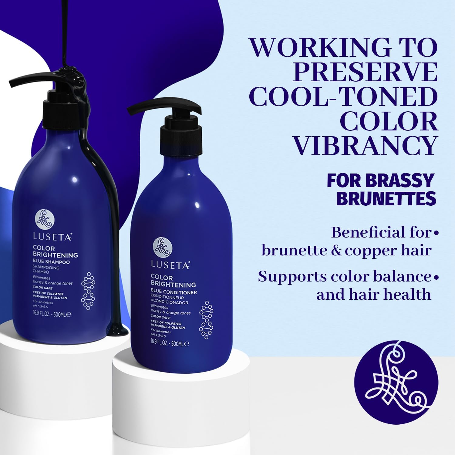 Luseta Biotin Hair Care Set, 2×500 mL