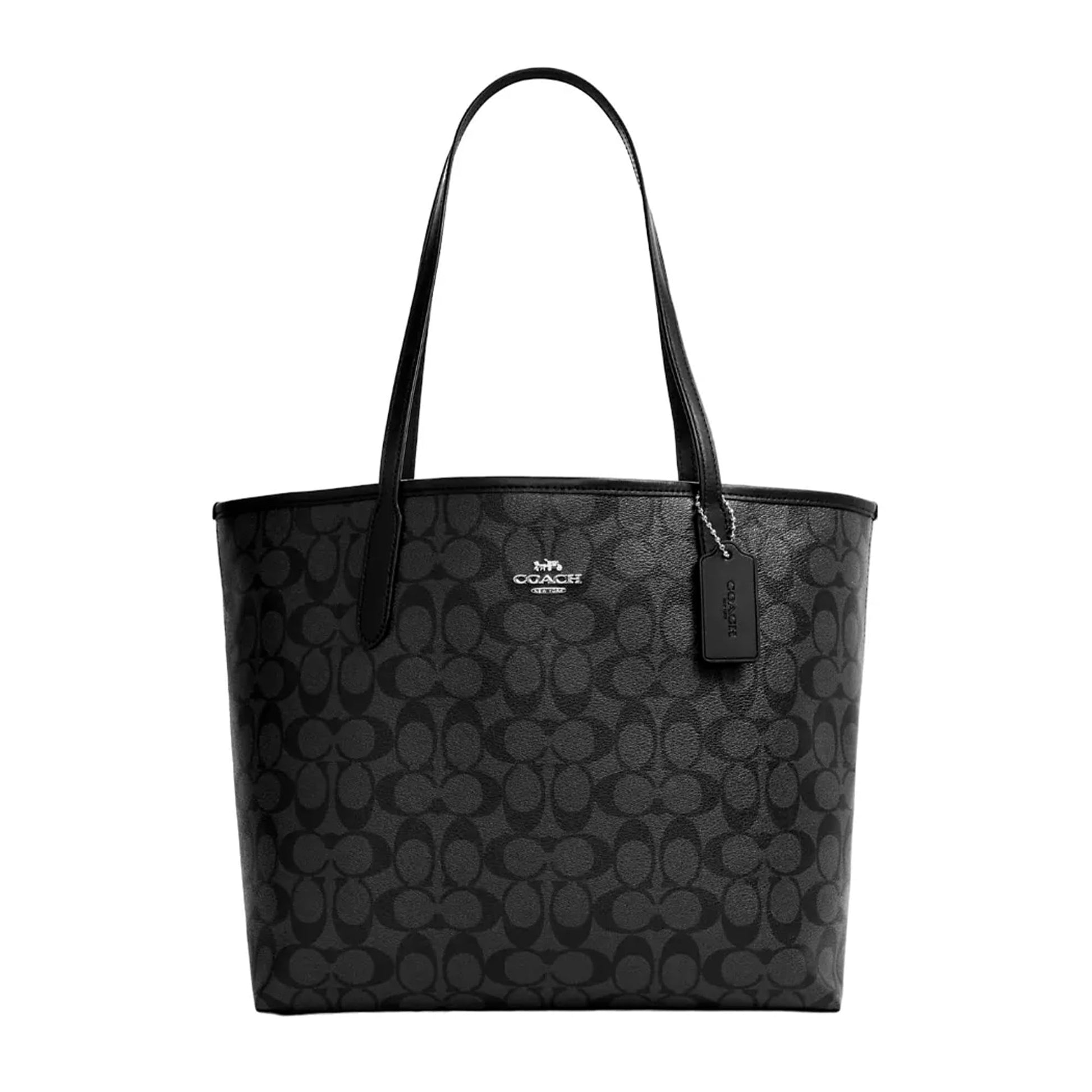 COACH Women's Shoulder City Tote, One Size