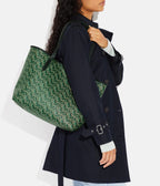 COACH Women's Shoulder City Tote, One Size