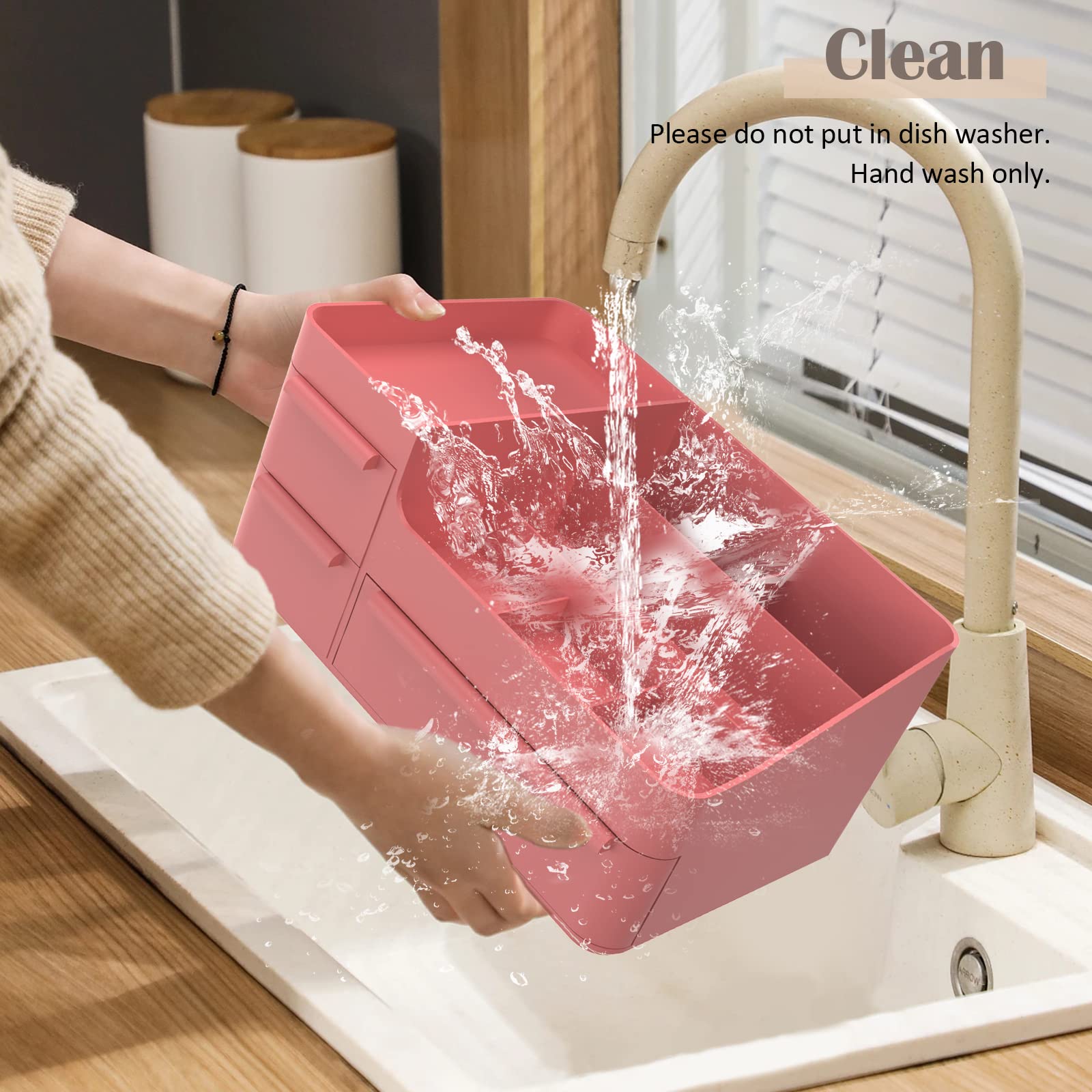 CHANCETSUI Makeup Organizer with Drawer for Vanity