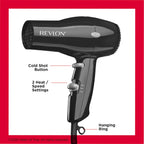 Revlon Compact Hair Dryer – Black