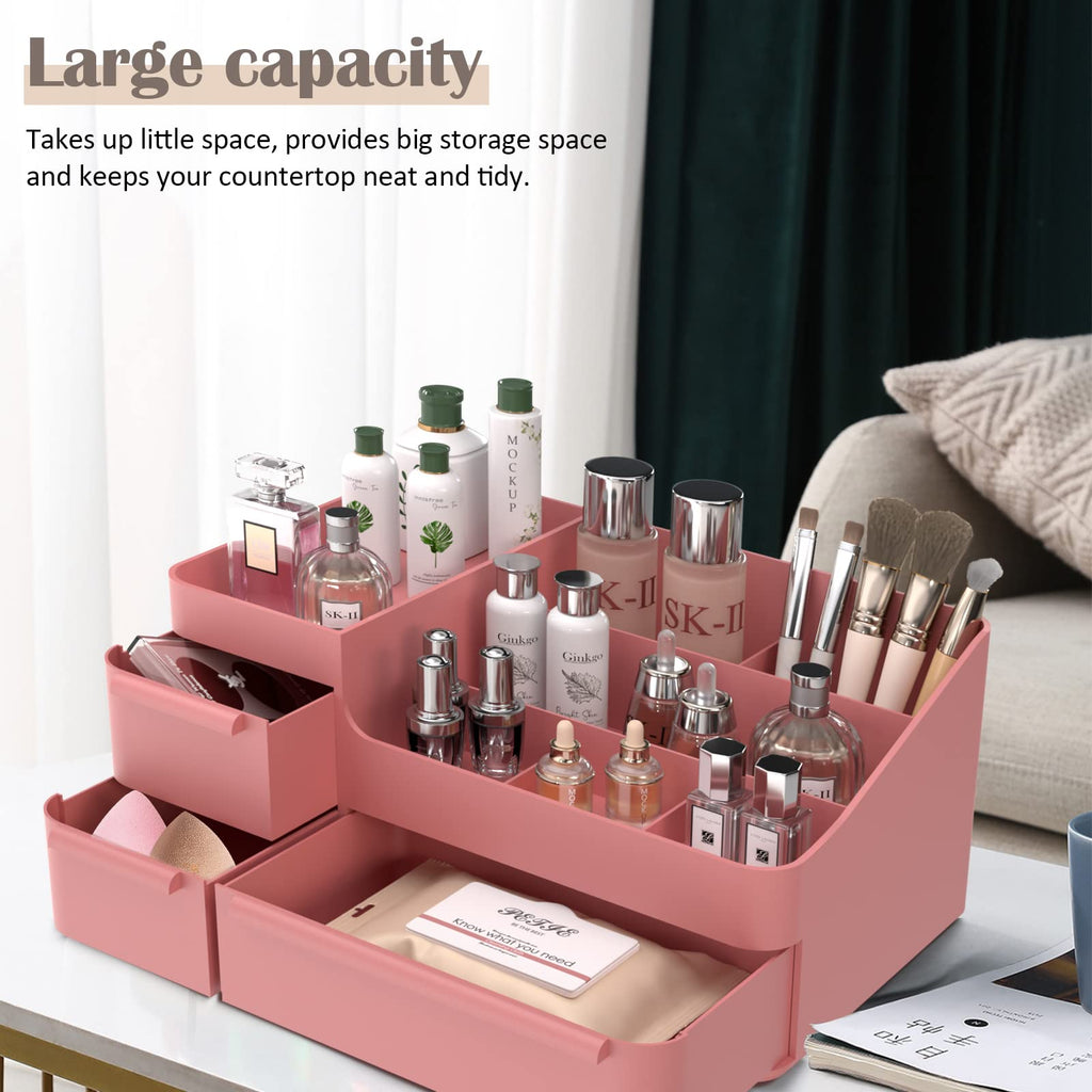 CHANCETSUI Makeup Organizer with Drawer for Vanity