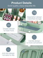 Large Makeup Organizer with Drawers for Vanity or Bathroom