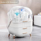 Makeup Organizer with Clear Top