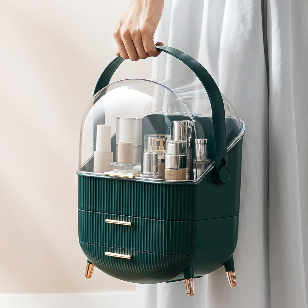 Makeup Organizer with Clear Top