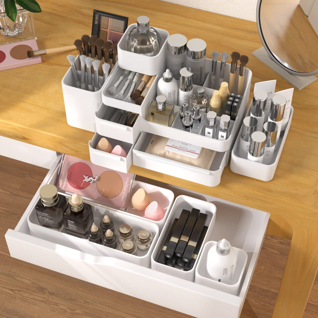 CHANCETSUI Makeup Organizer with Drawer for Vanity