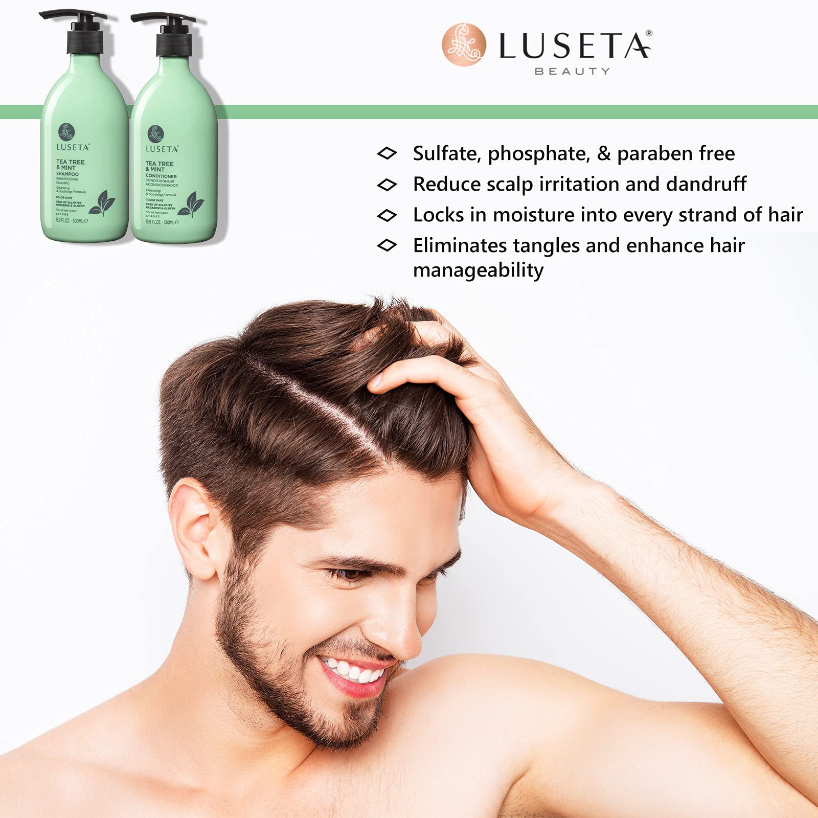 Luseta Biotin Hair Care Set, 2×500 mL
