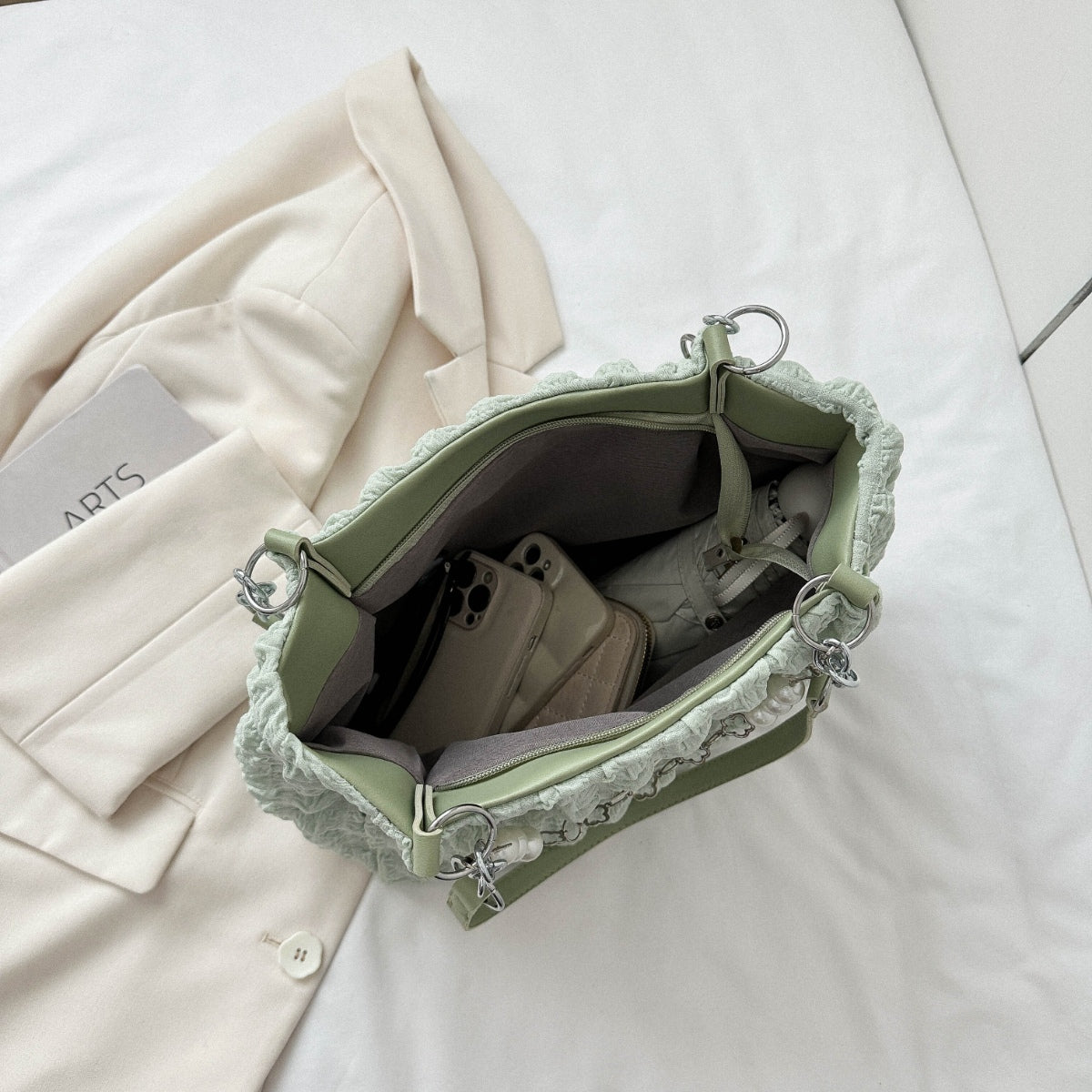 Bubble Textured Tote Bag - All In The Bag