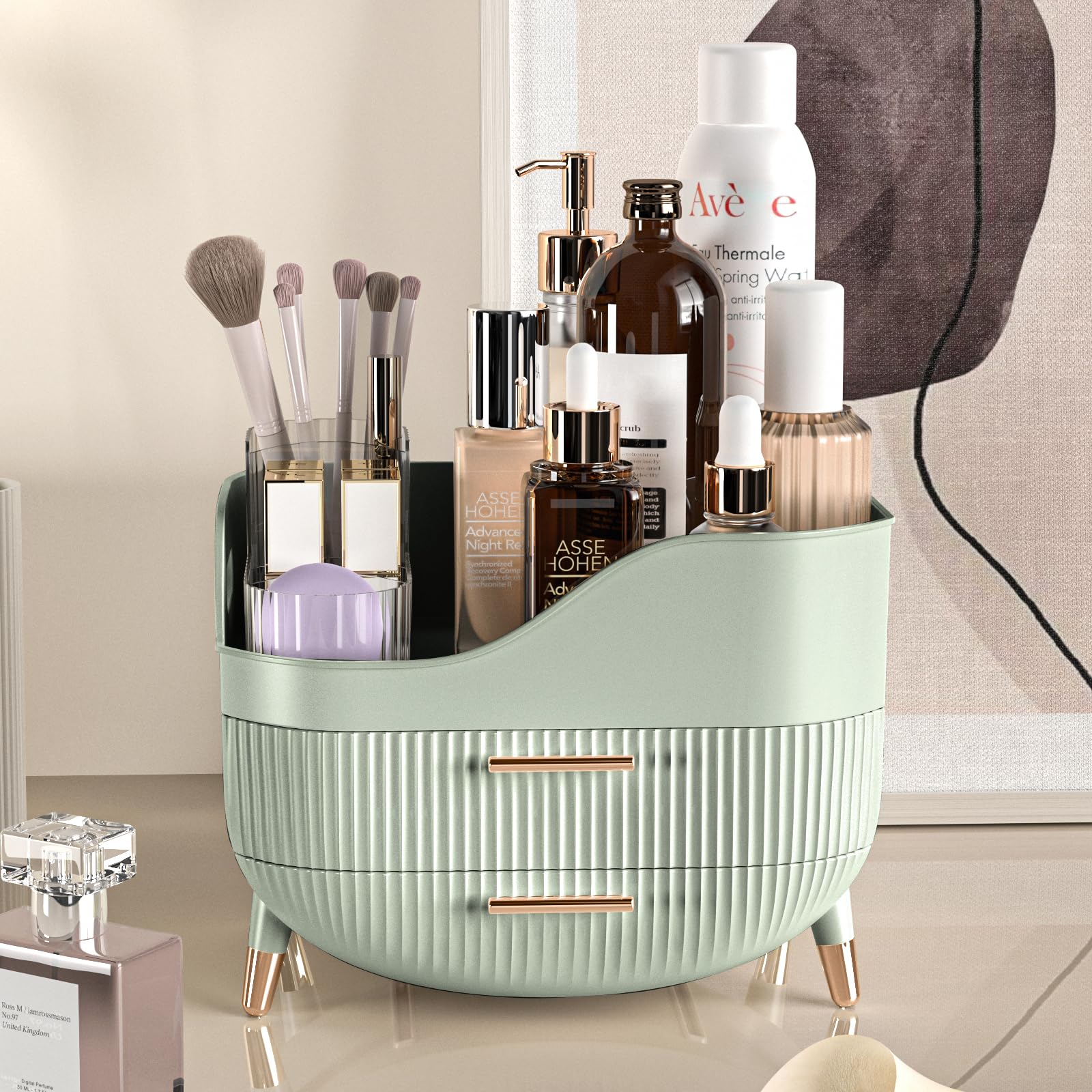 Pajiriona Cosmetic Storage with Handle