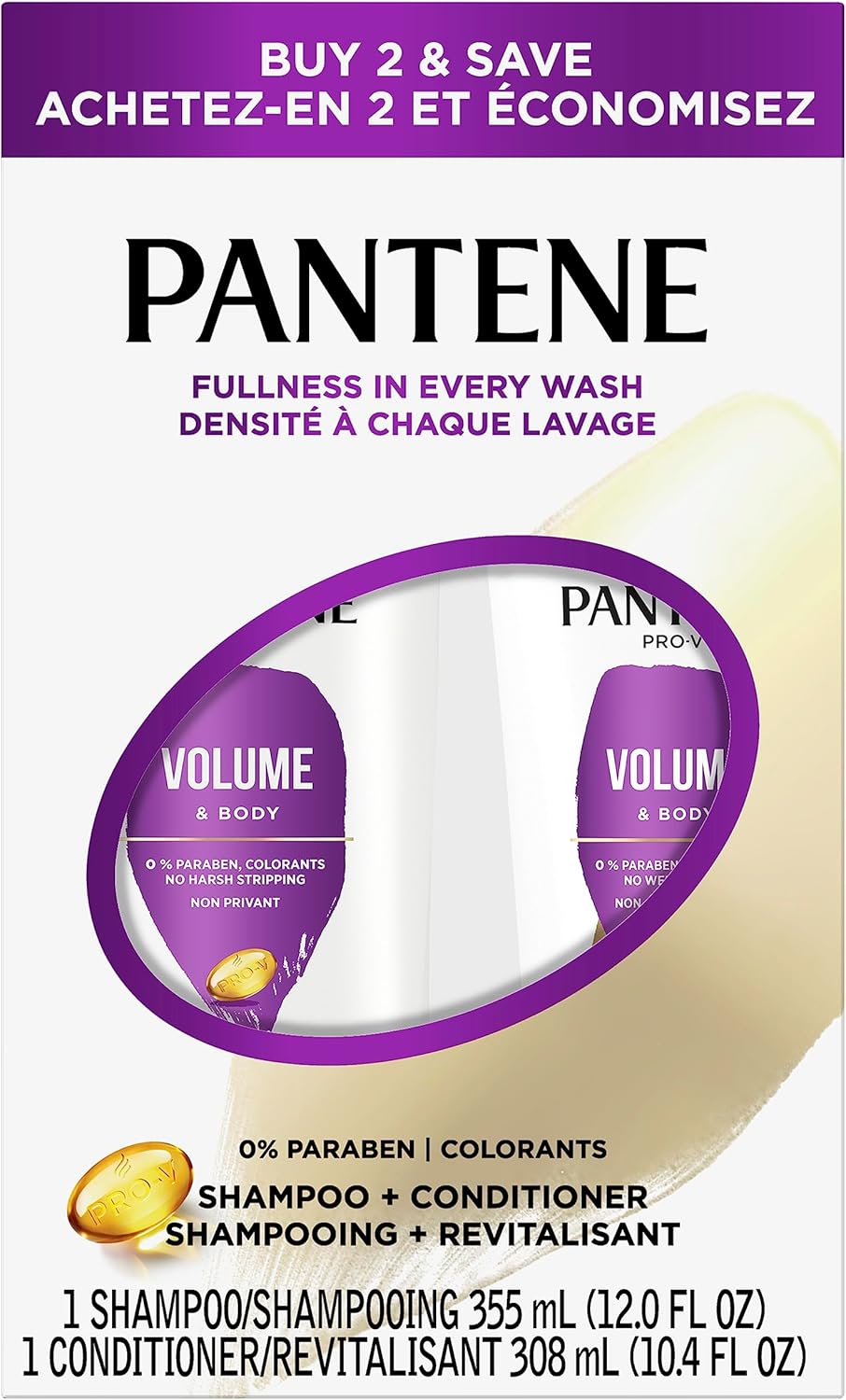 Pantene Sheer Volume, 2 Pack