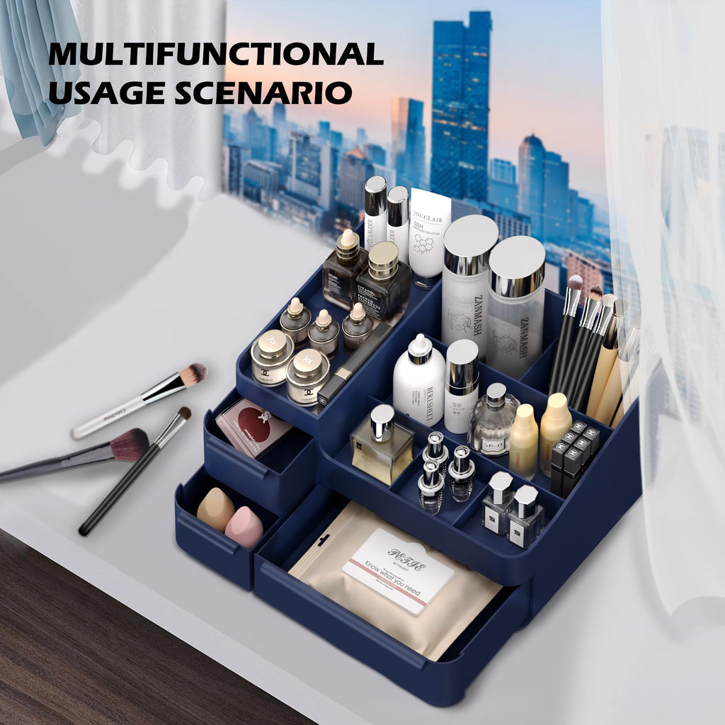CHANCETSUI Makeup Organizer with Drawer for Vanity