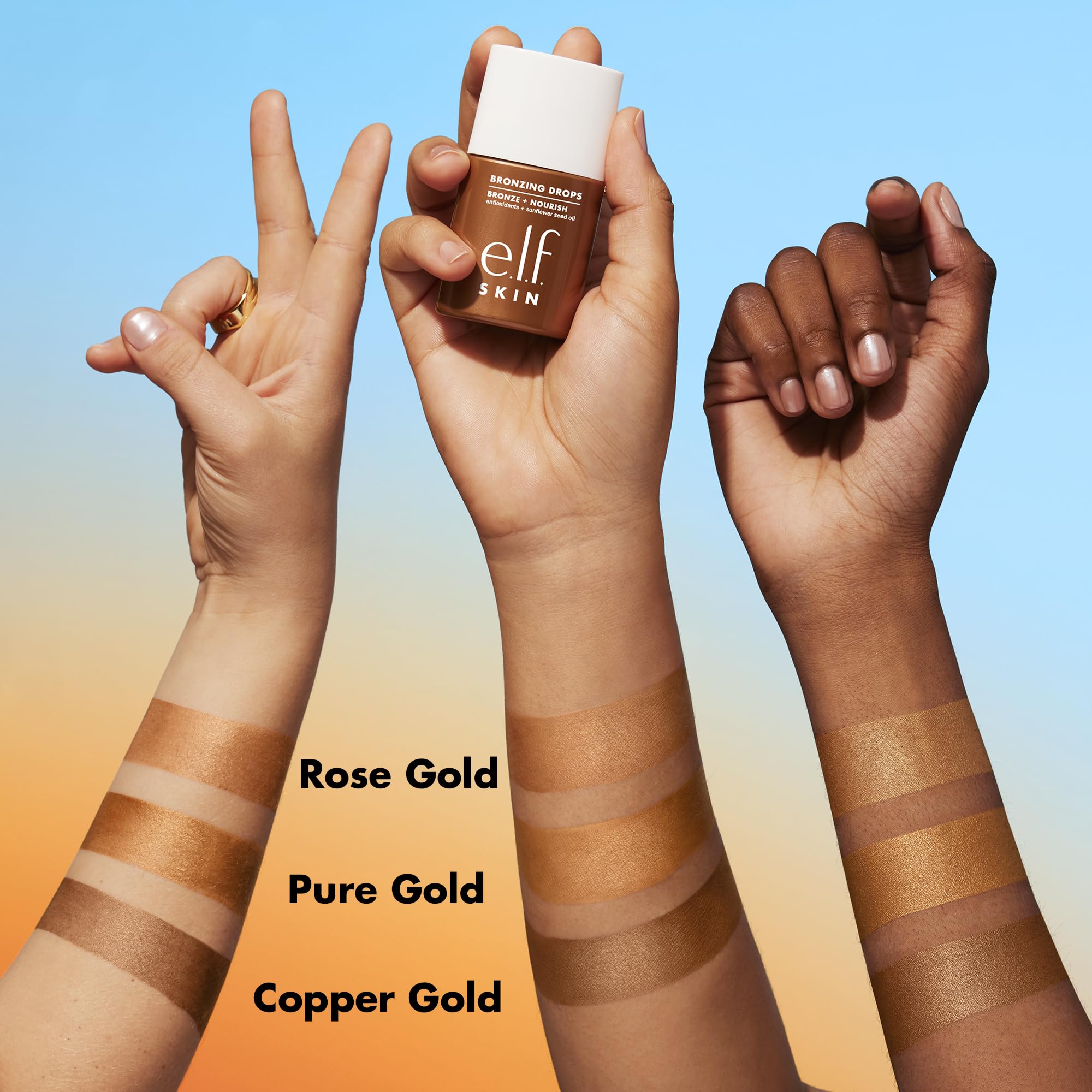 e.l.f. SKIN Bronzing Drops – Pure Gold Glow