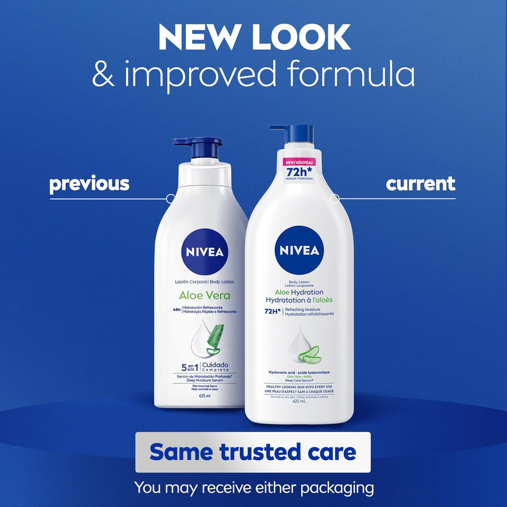 NIVEA Aloe Hydration Body Lotion, 625 ml