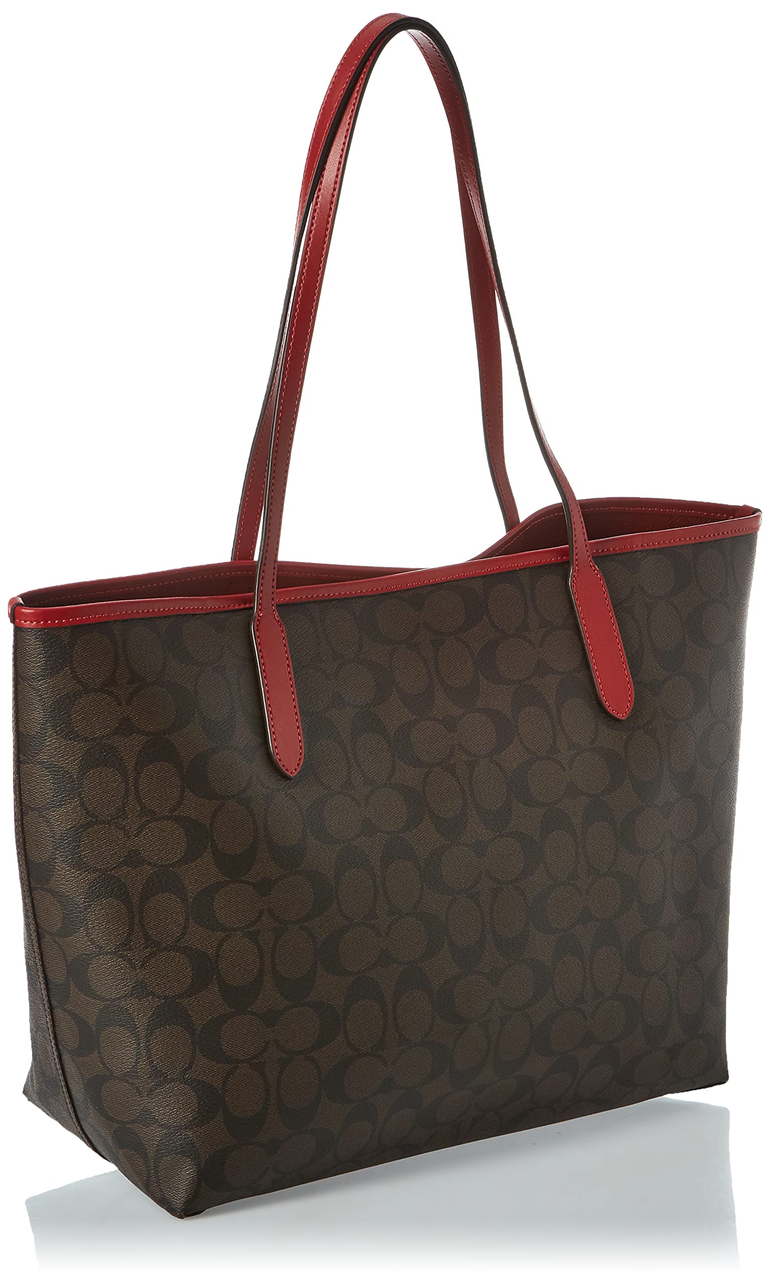 COACH Women's Shoulder City Tote, One Size