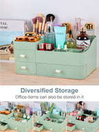Large Makeup Organizer with Drawers for Vanity or Bathroom