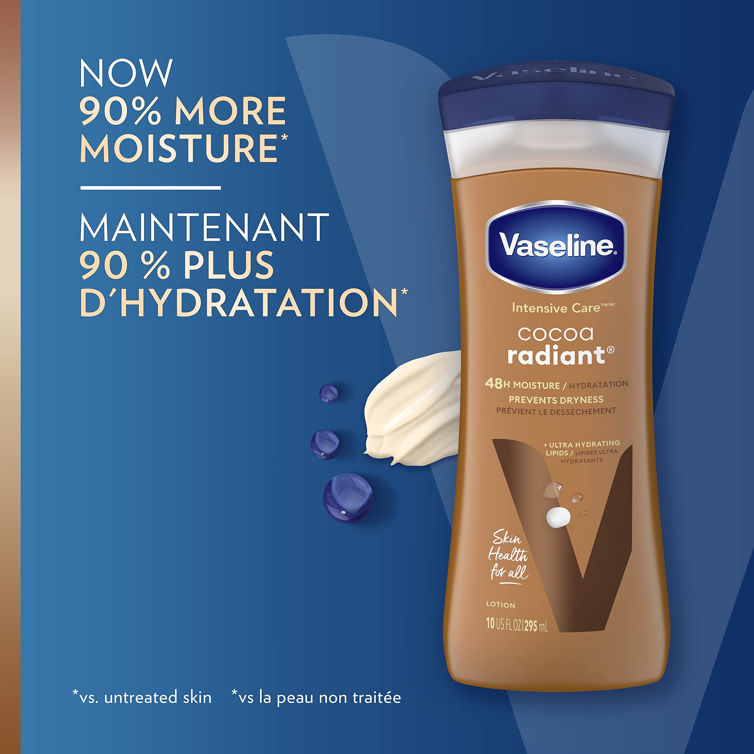 Vaseline Cocoa Radiant Body Lotion, 295 ml