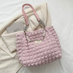 Bubble Textured Tote Bag - All In The Bag