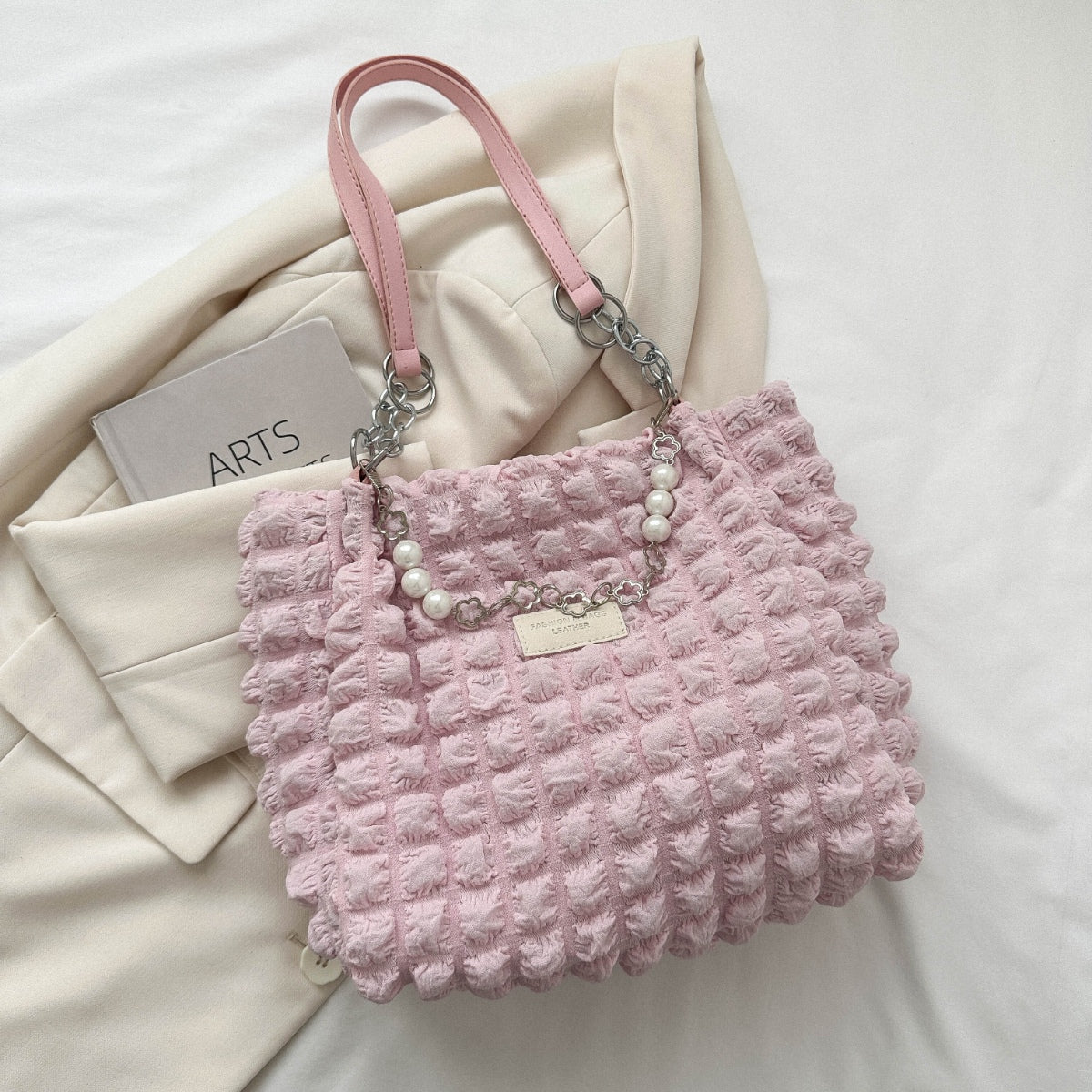 Bubble Textured Tote Bag - All In The Bag