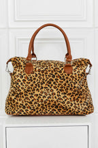Animal Print Brushed Weekender Bag - All In The Bag