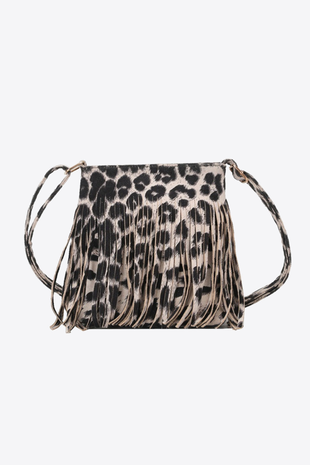 Adored PU Leather Crossbody Bag with Fringe - All In The Bag