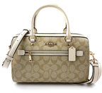COACH Rowan Satchel in Signature Canvas