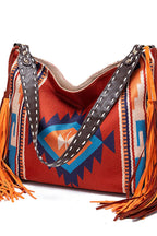 Geometric Canvas Tote Bag - All In The Bag