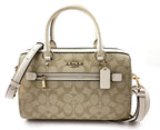 COACH Rowan Satchel in Signature Canvas