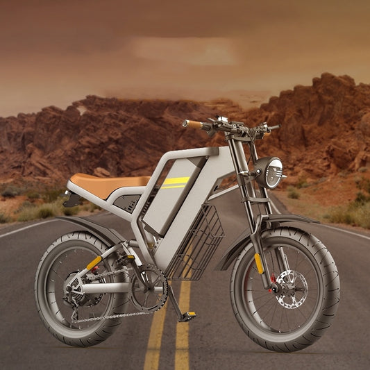 New Electric Bicycle With 20 Inch Large Tires And Seven Stage Transmission Assistance