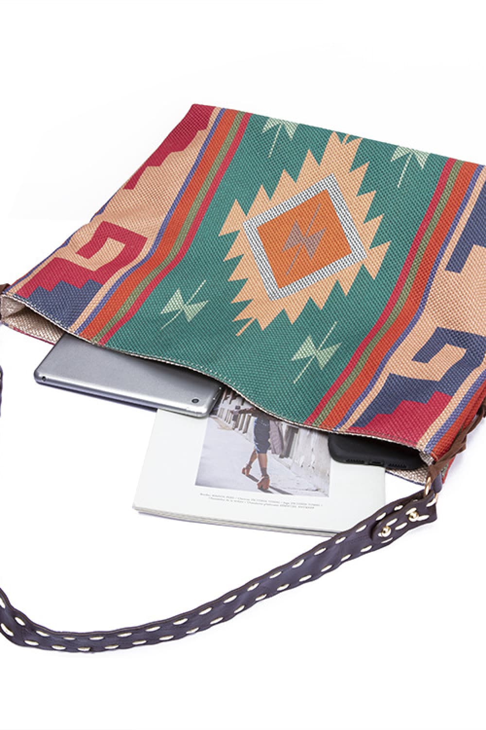 Geometric Canvas Tote Bag - All In The Bag