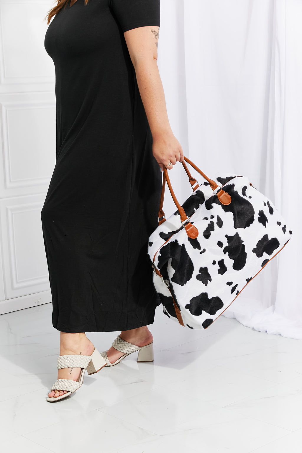 Animal Print Plush Weekender Bag - All In The Bag