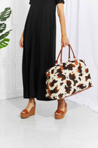 Animal Print Plush Weekender Bag - All In The Bag