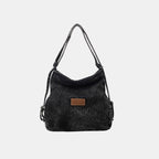 Adjustable Strap Denim Shoulder Bag - All In The Bag