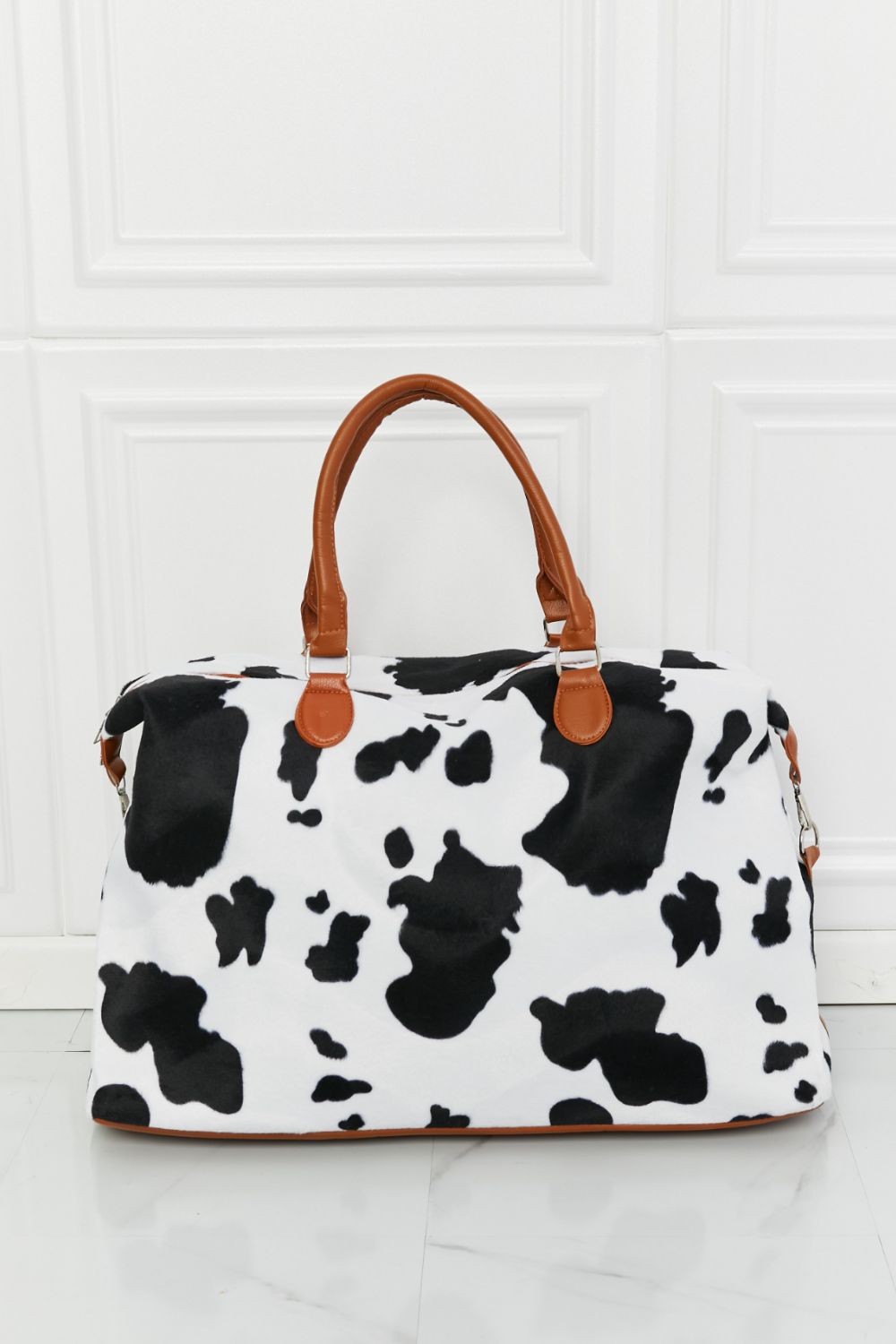 Animal Print Plush Weekender Bag - All In The Bag