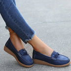 Weave Wedge Heeled Loafers - All In The Bag