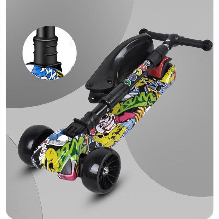 Children's Scooter Three-in-one Wheel - All In The Bag 