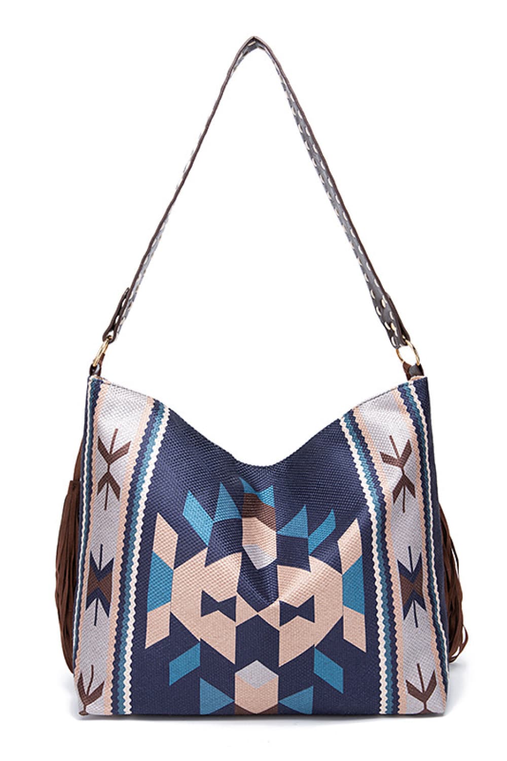 Geometric Canvas Tote Bag - All In The Bag