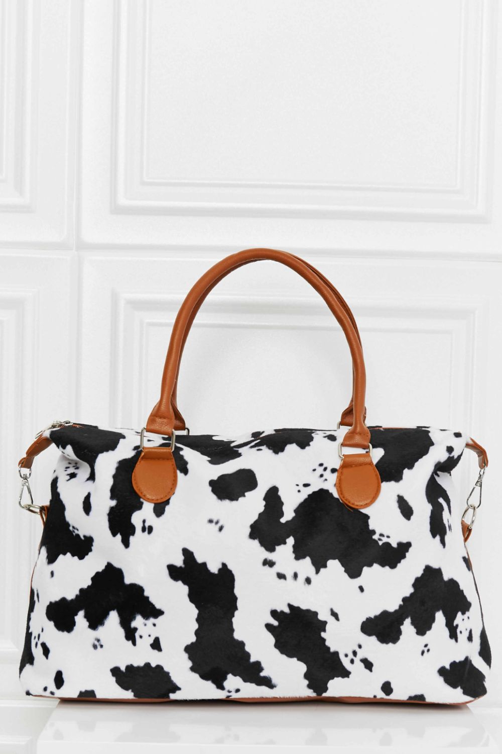 Animal Print Brushed Weekender Bag - All In The Bag
