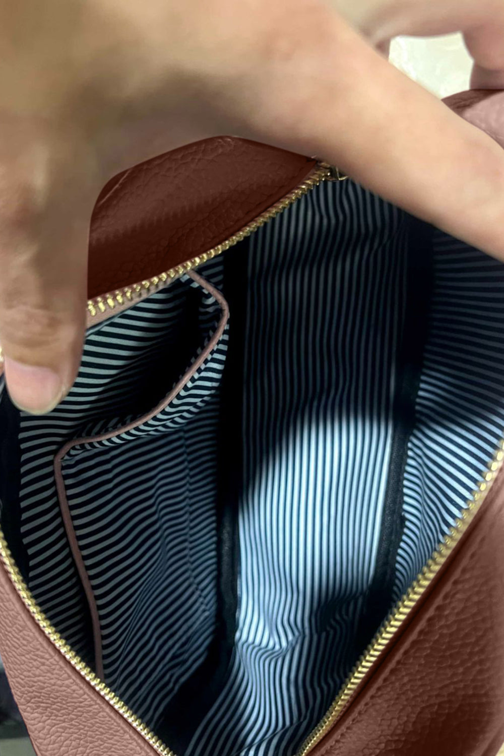 PU Leather Tassel Crossbody Bag - All In The Bag