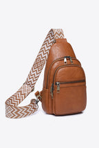 Adored It's Your Time PU Leather Sling Bag - All In The Bag